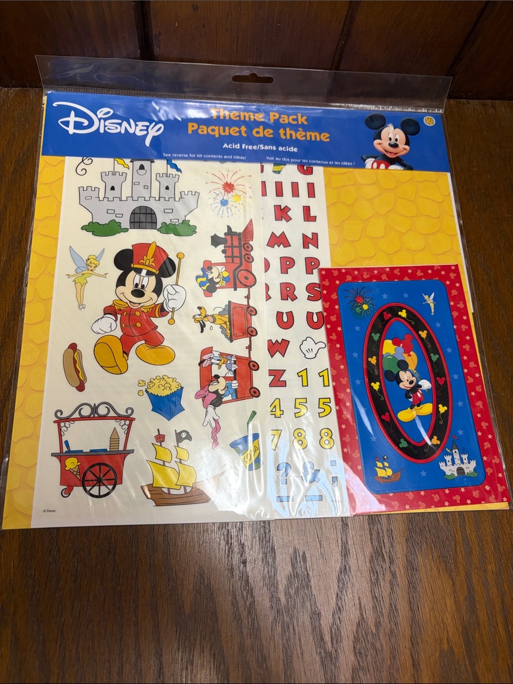 Disney Mickey Mouse Scrapbooking Theme Pack - Yellow, Blue, Red